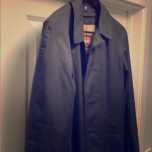 Burberry coat with removable wool interior